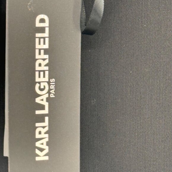 Karl Lagerfeld Paris Womens Sleeveless Black Fit & Flare Dress Size 12 new - Picture 11 of 12